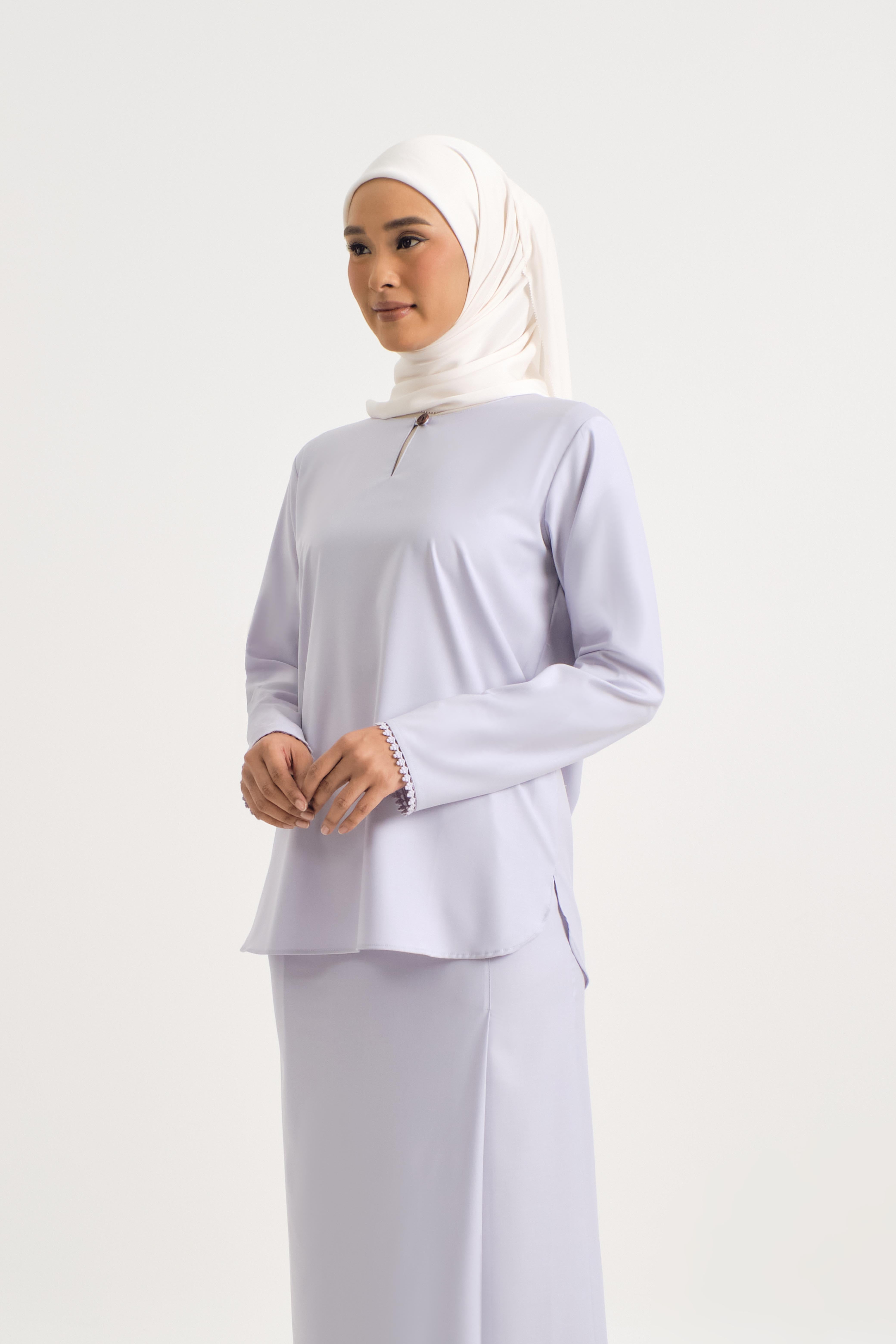 Patawali Baju Kurung - Pale Plum