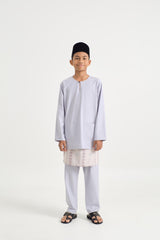 Patawali Boys Baju Melayu Teluk Belanga - Pale Plum