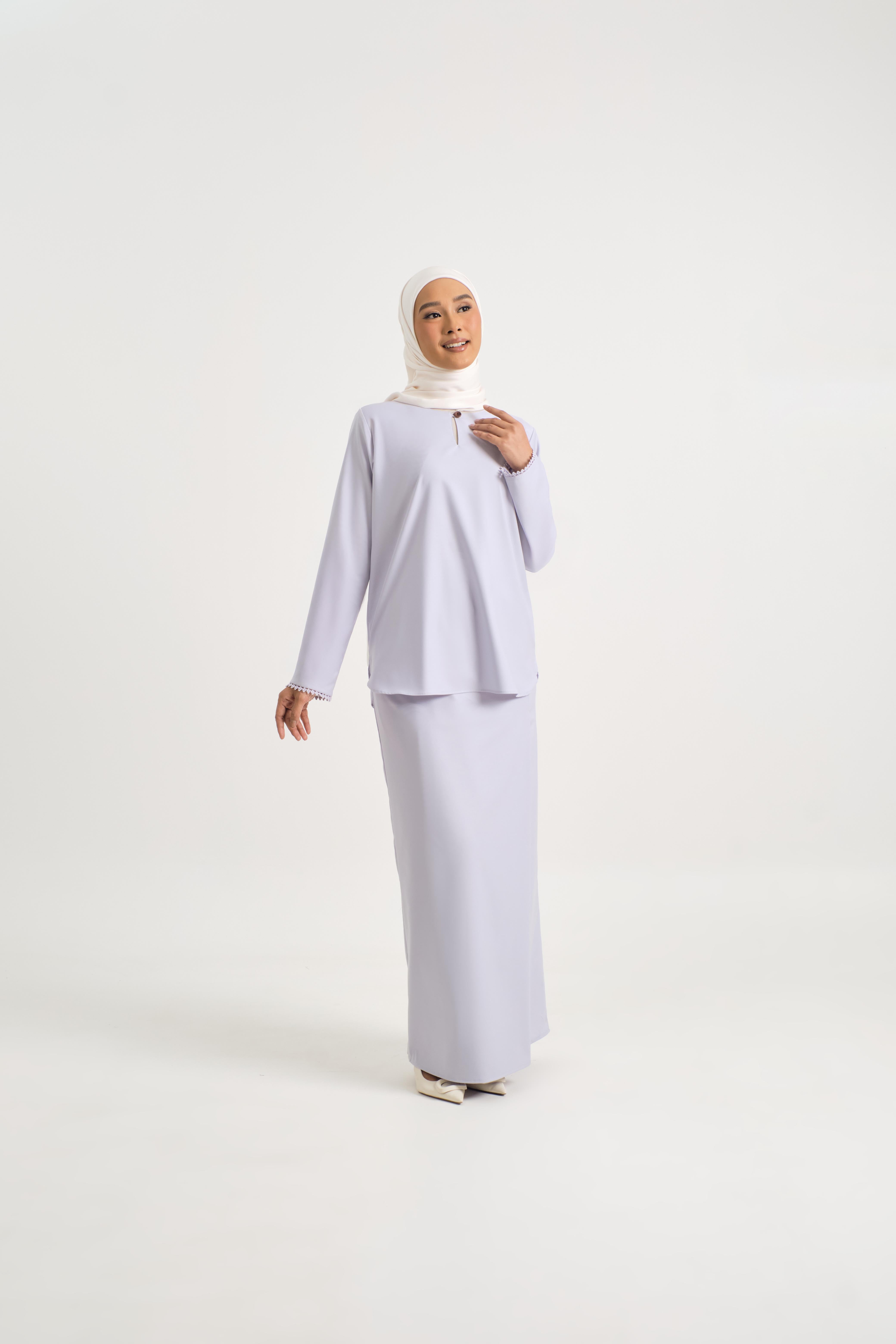 Patawali Baju Kurung - Pale Plum