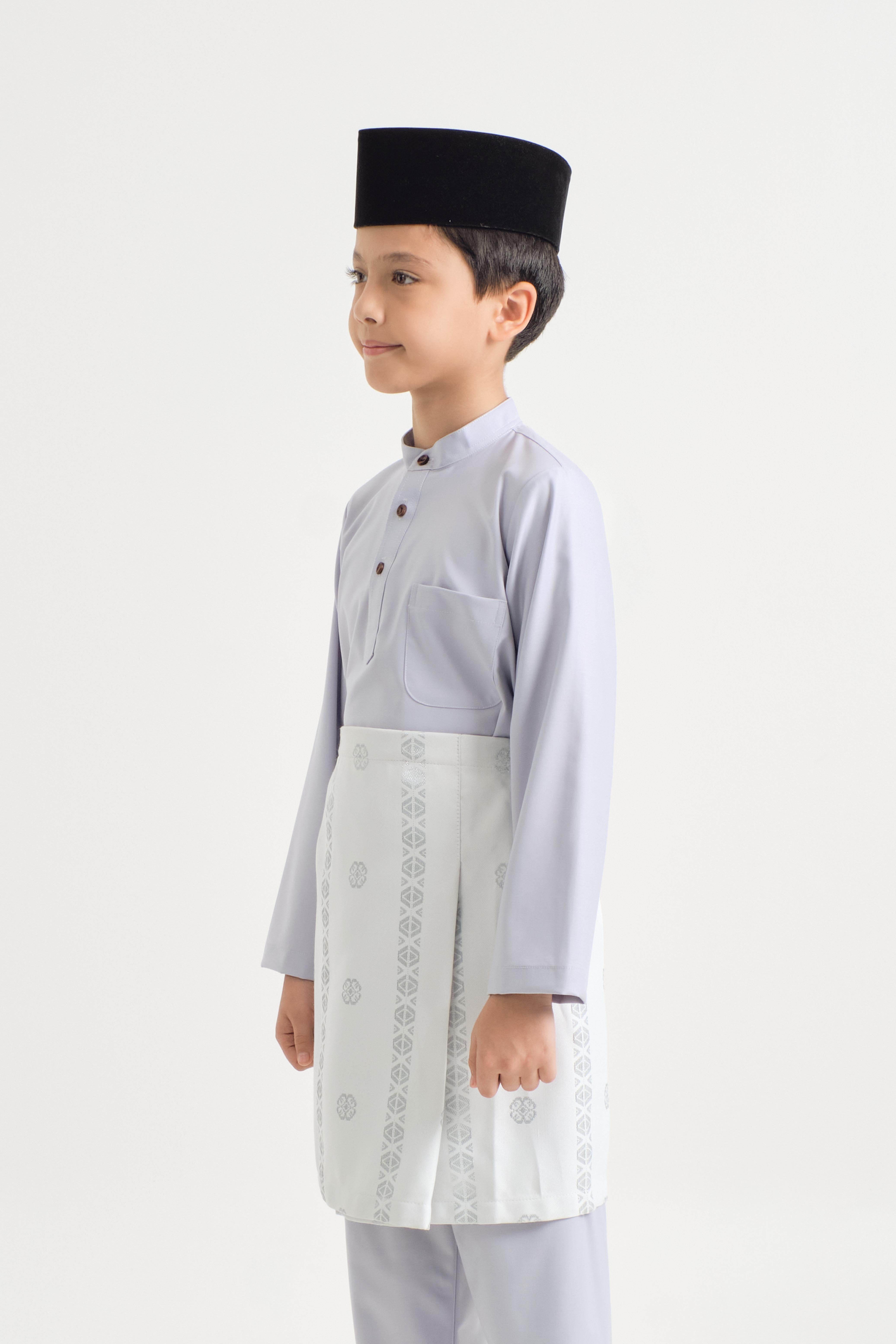 Patawali Boys Baju Melayu Cekak Musang - Pale Plum