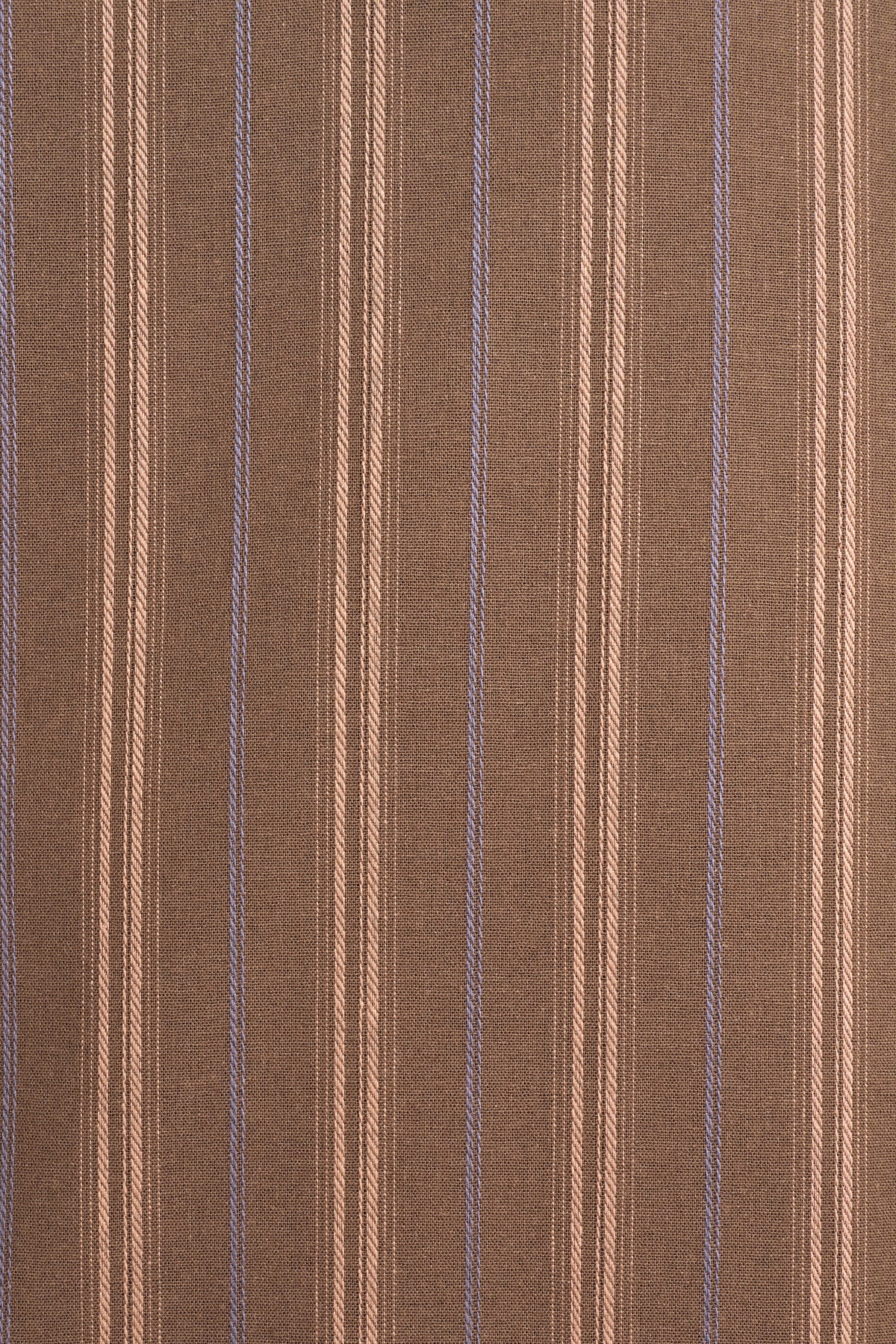 Palong Loose Fit Men Top Quarter - Walnut Brown