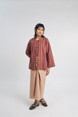 Palong Women Kebaya Pendek - Auburn Brown