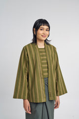 Palong Women Kebaya Pendek - Avocado Green