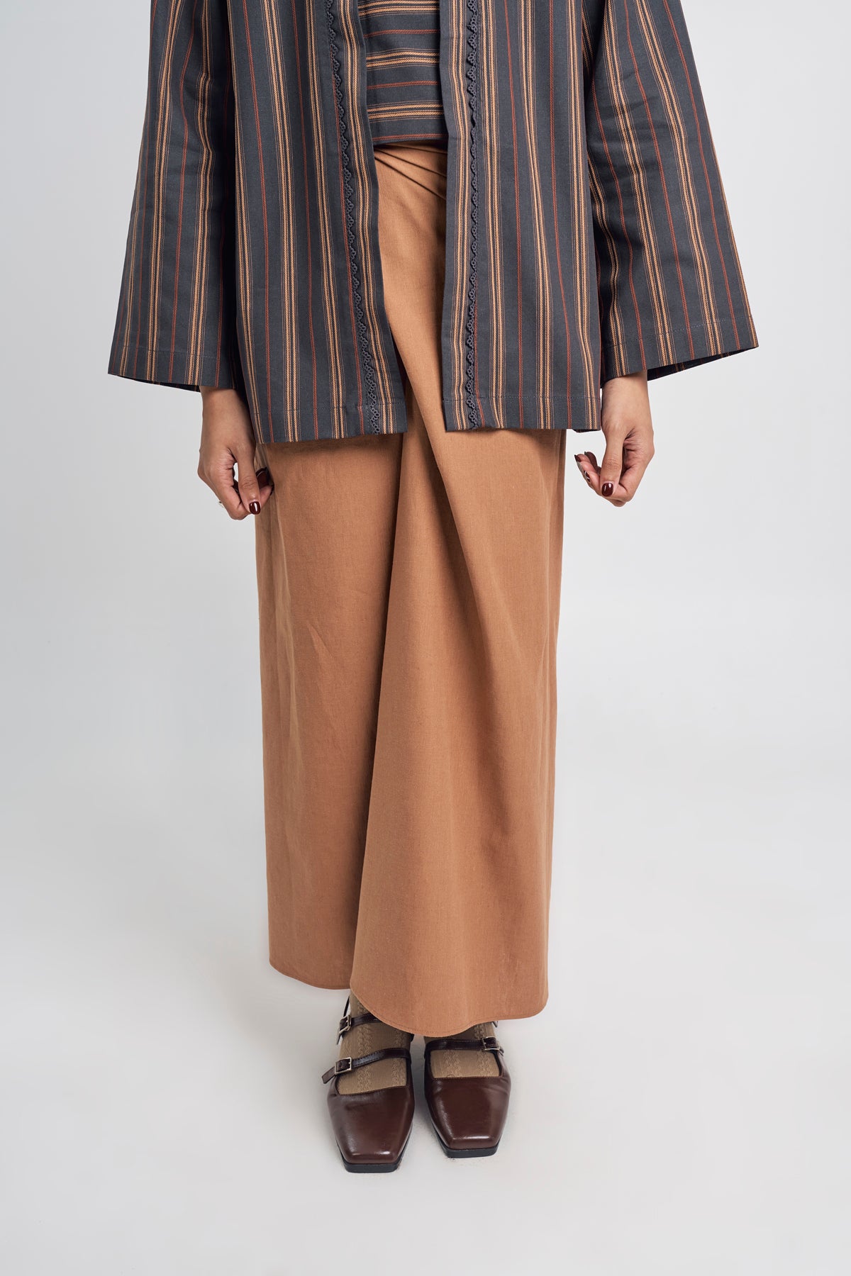 Palong Women Kebaya Pendek - Dark Grey