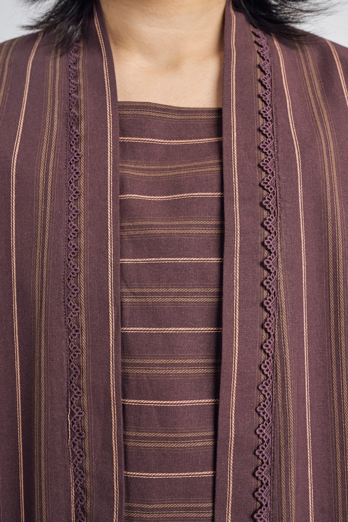 Palong Women Kebaya Pendek - Dark Purple