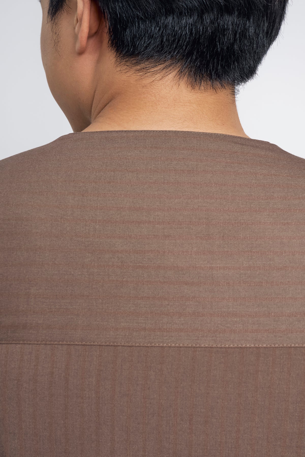 Pasak Modern Fit Top Quarter Sleeves - Brown