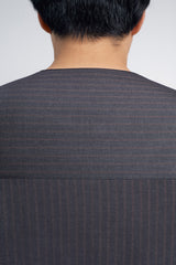 Pasak Modern Fit Top Quarter Sleeves - Deep Grey