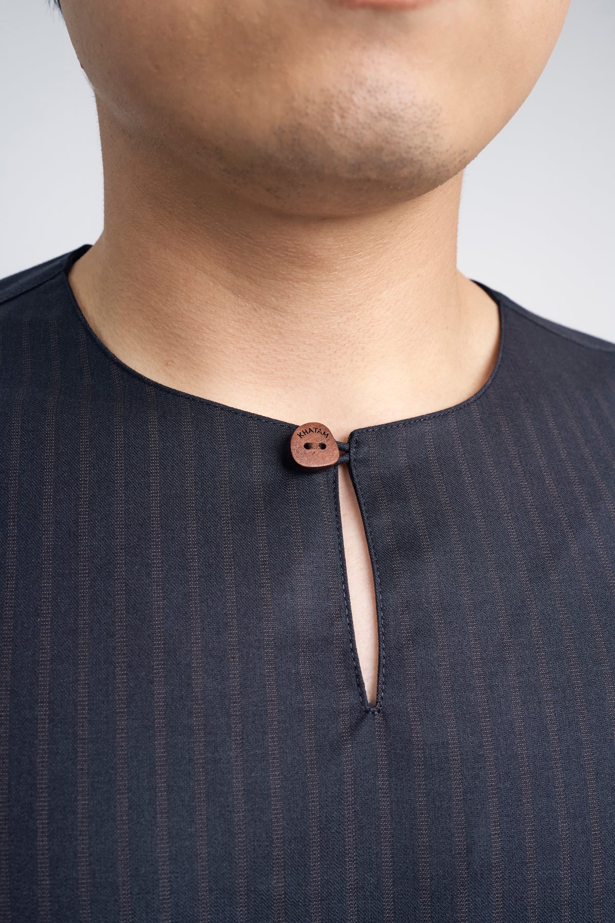 Pasak Modern Fit Top Quarter Sleeves - Dark Blue