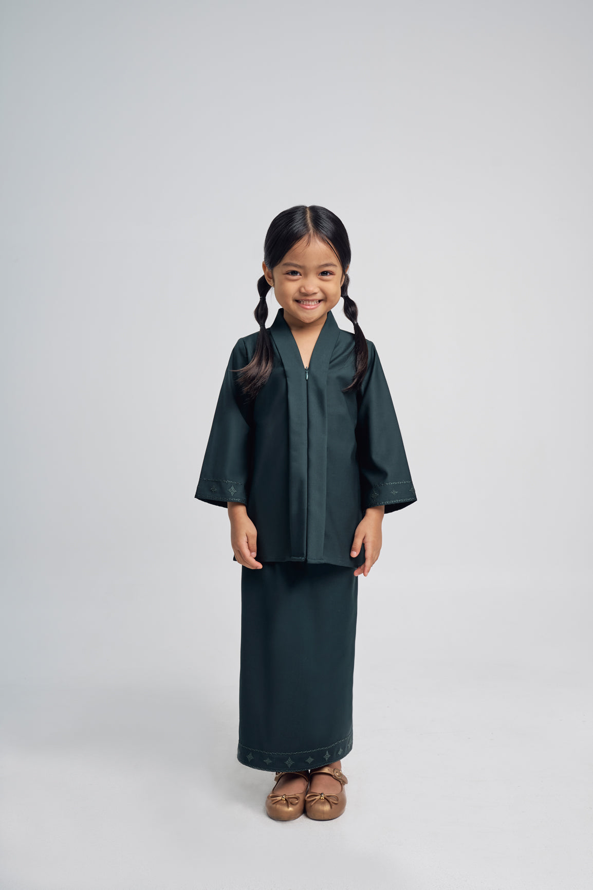 Patawali Girl Kebaya - Deep Green