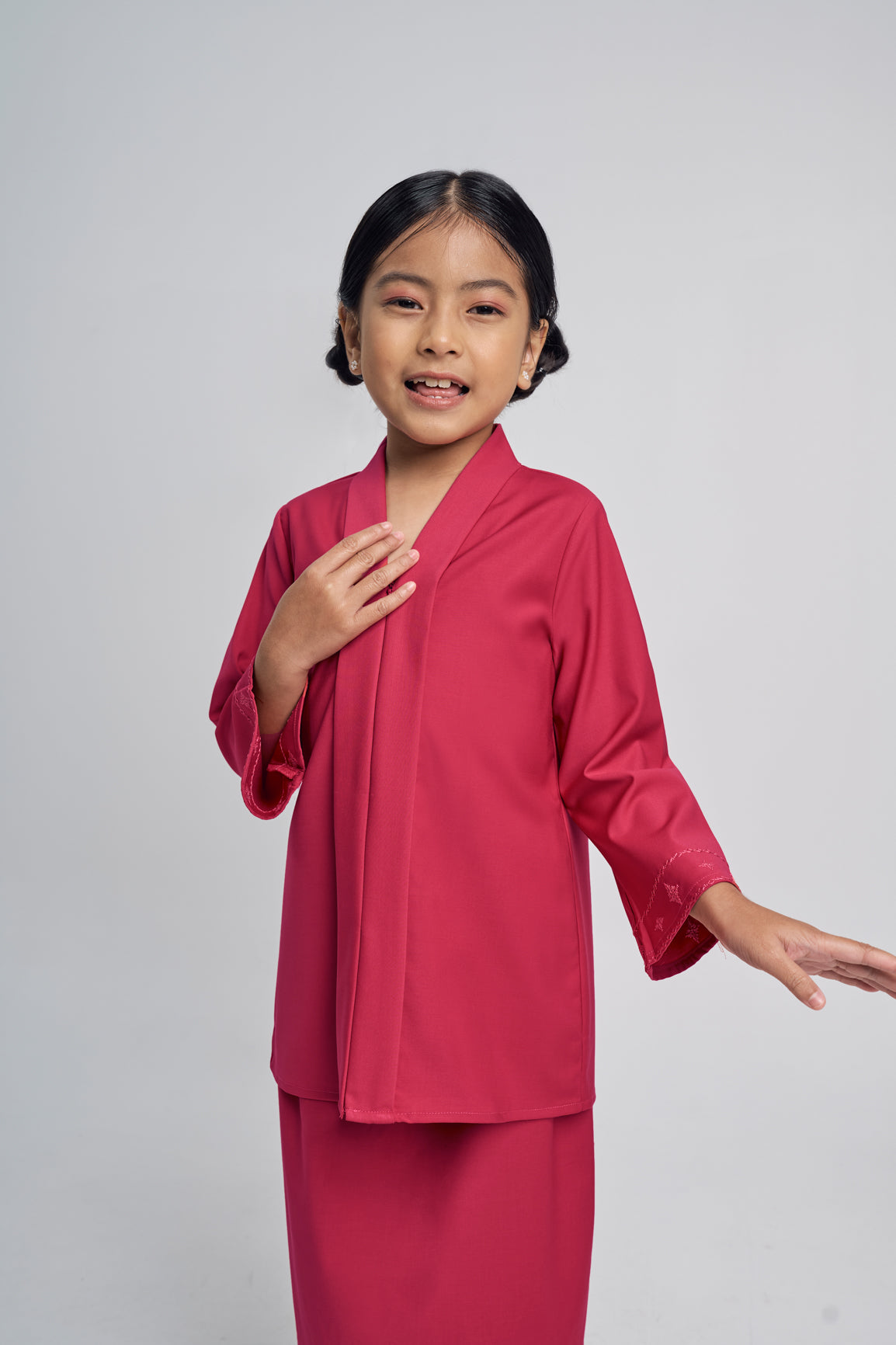 Patawali Girl Kebaya - Rose Red