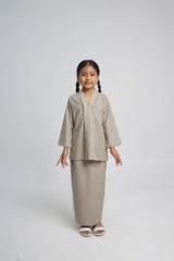 Patawali Girl Kebaya - Light Khaki
