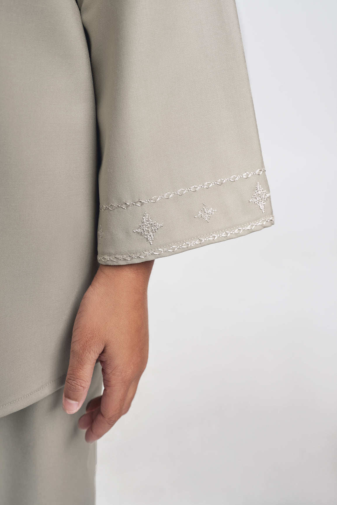 Patawali Girl Kebaya - Light Khaki