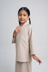 Patawali Girl Kebaya - Light Taupe
