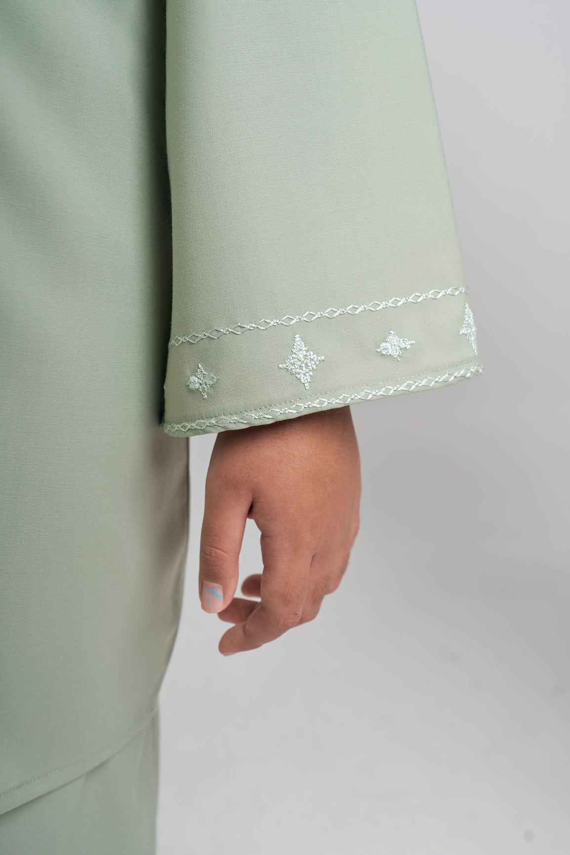 Patawali Girl Kebaya - Mint Green