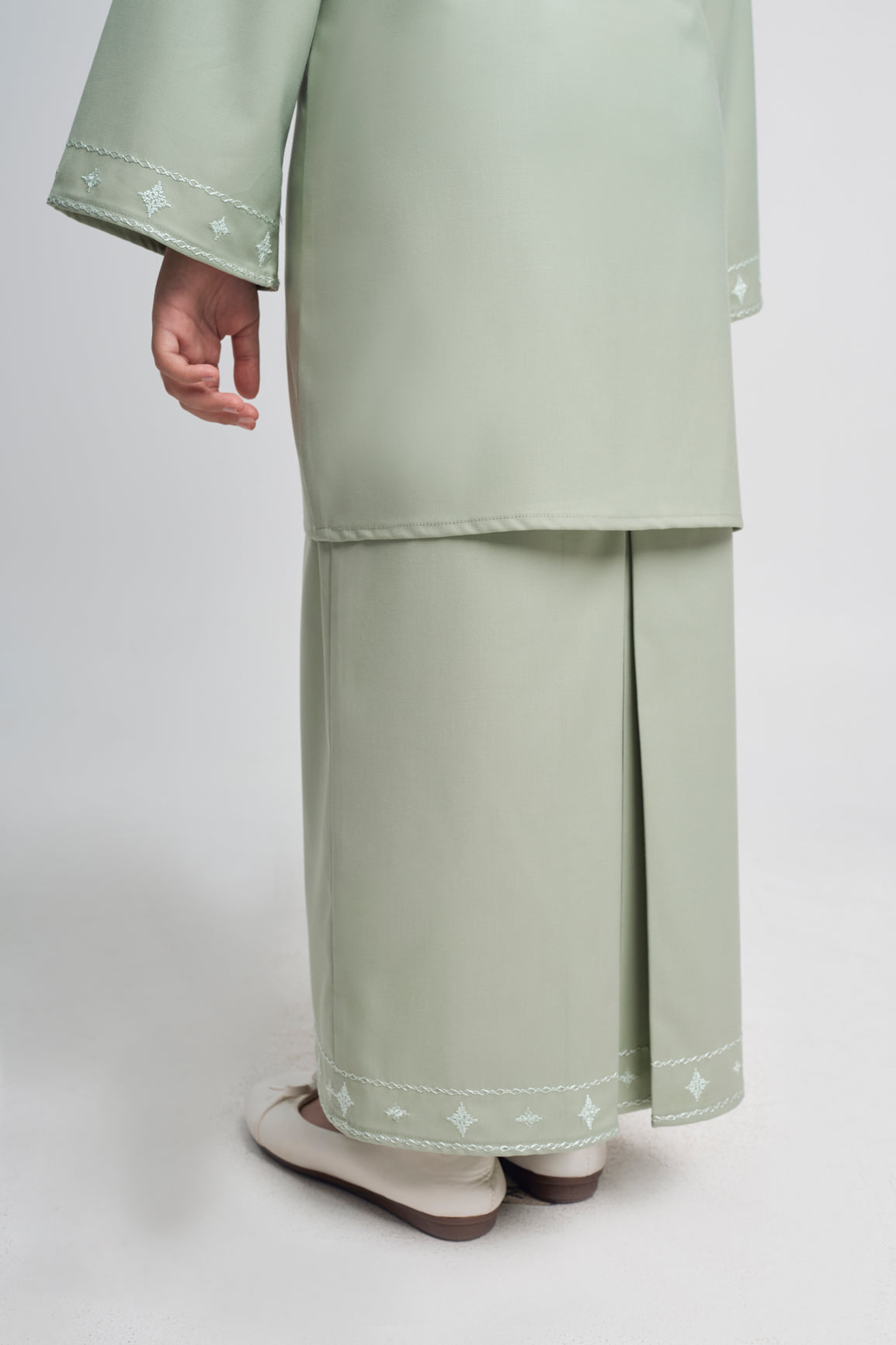 Patawali Girl Kebaya - Mint Green