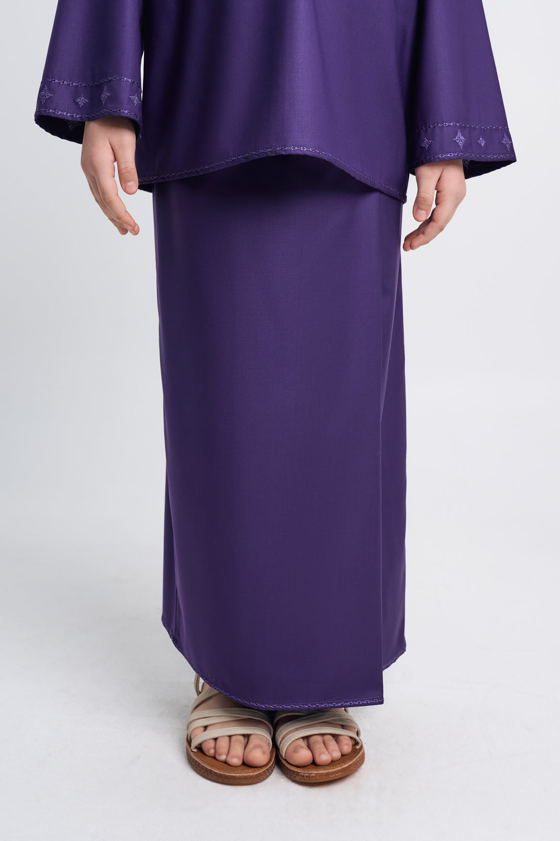 Patawali Girls Baju Kurung - Dark Indigo