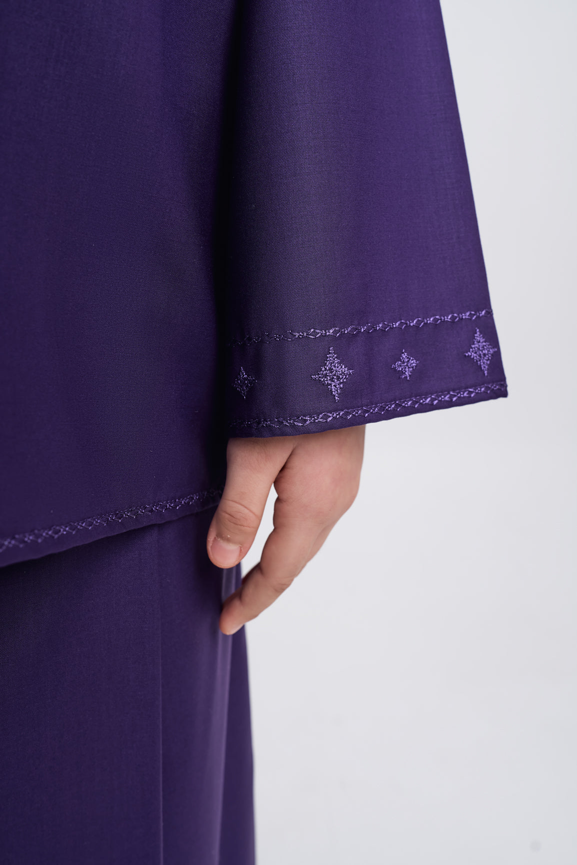 Patawali Girls Baju Kurung - Dark Indigo