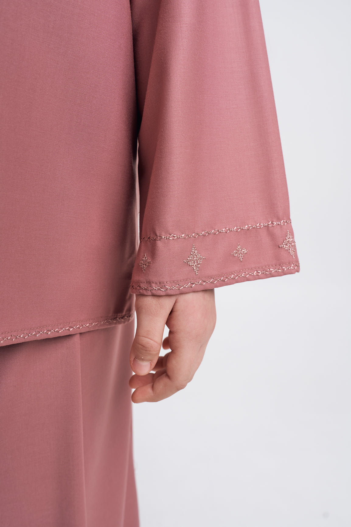 Patawali Girls Baju Kurung - Smokey Pink