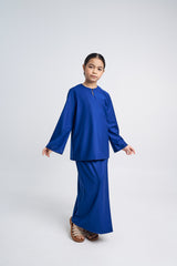 Patawali Girls Baju Kurung - Royal Blue