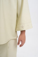 Patawali Girls Baju Kurung - Honeydew