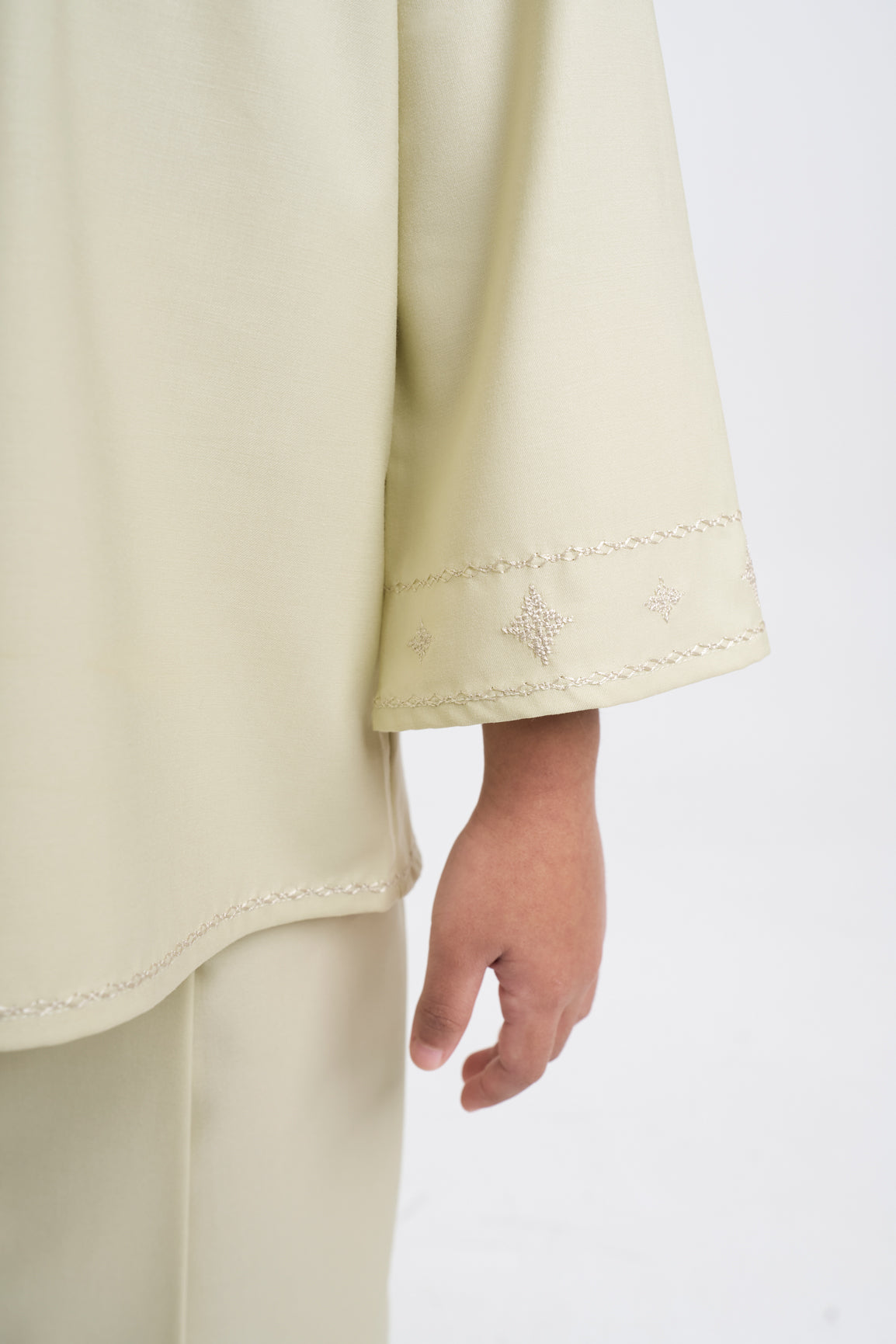 Patawali Girls Baju Kurung - Honeydew