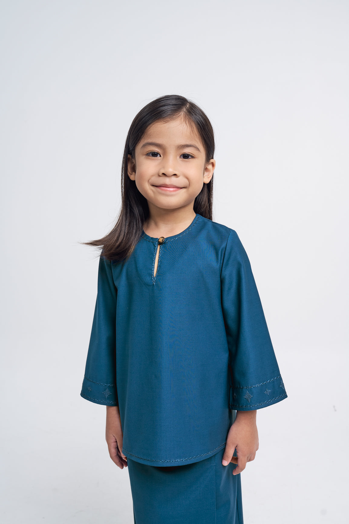 Patawali Girls Baju Kurung - Deep Teal