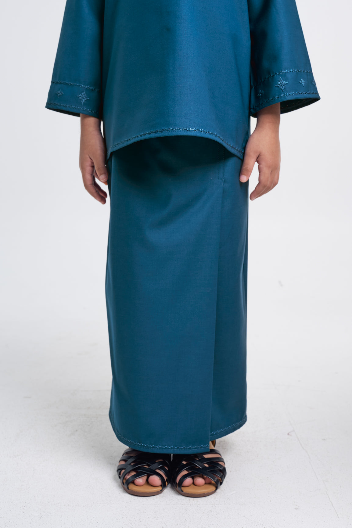 Patawali Girls Baju Kurung - Deep Teal