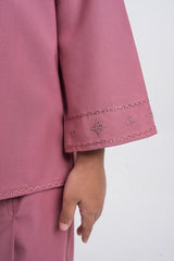Patawali Girls Baju Kurung - Pink Belacan