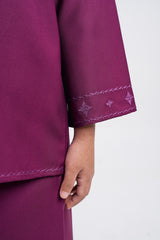 Patawali Girls Baju Kurung - Purple Manggis
