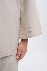 Patawali Girls Baju Kurung - Light Taupe