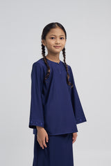 Patawali Girls Baju Kurung - Dark Navy