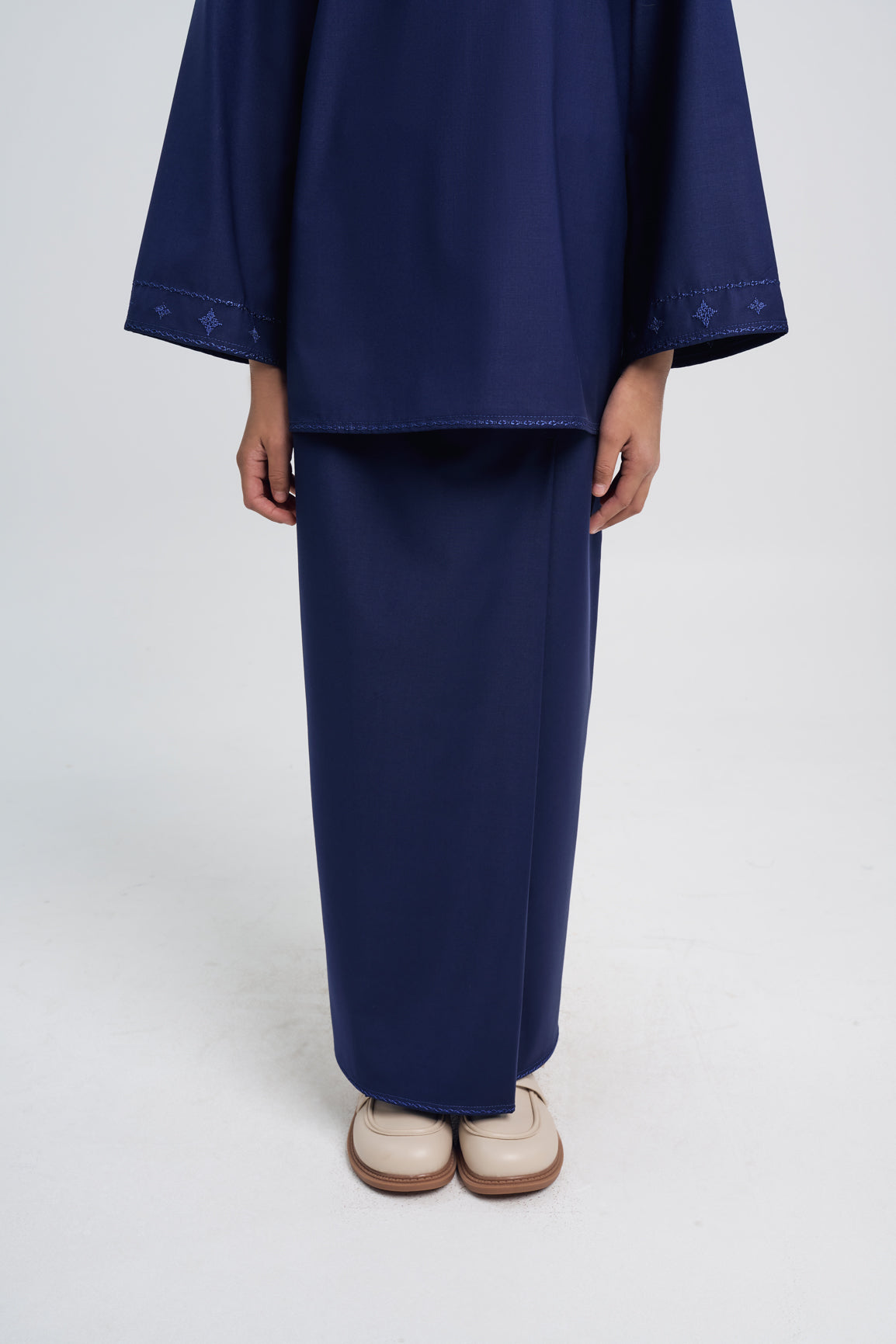 Patawali Girls Baju Kurung - Dark Navy