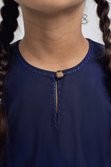 Patawali Girls Baju Kurung - Dark Navy