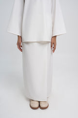 Patawali Girls Baju Kurung - Antique White