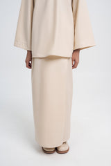 Patawali Girls Baju Kurung - Ecru Beige