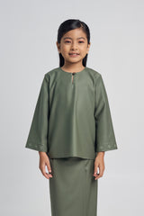 Patawali Girls Baju Kurung - Pickle Green