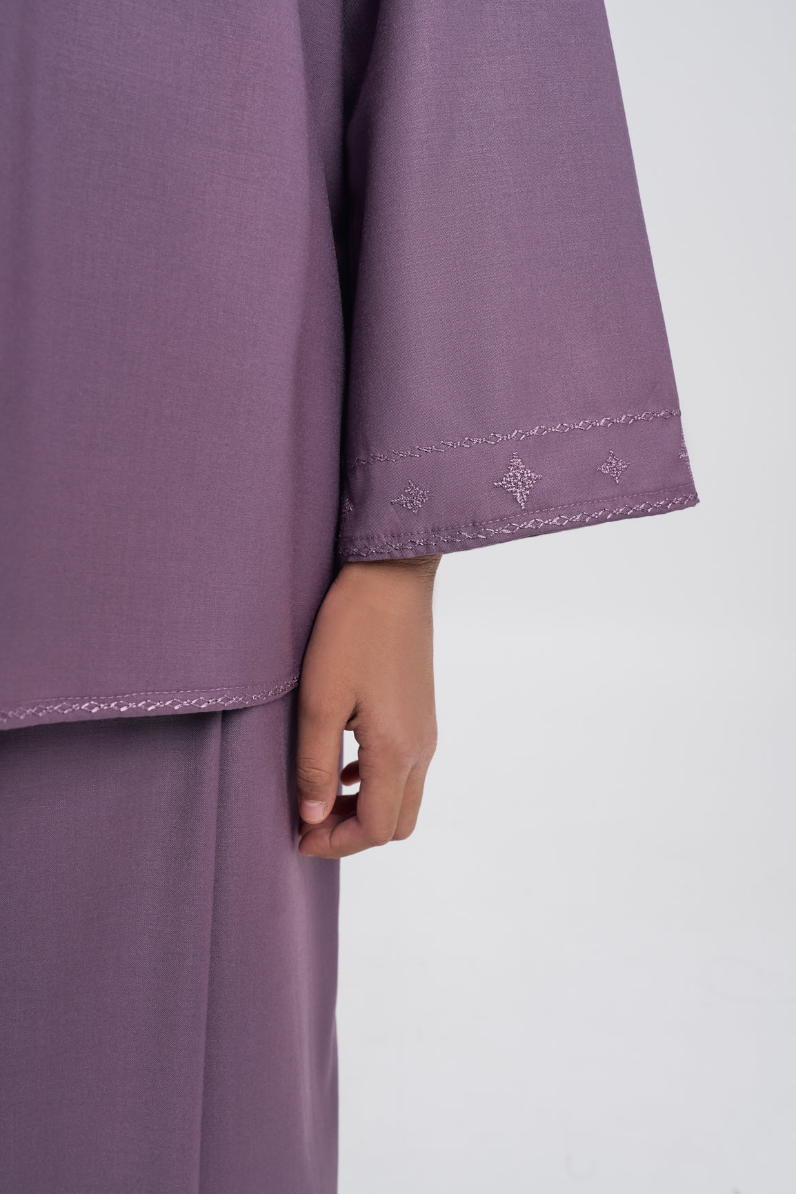Patawali Girls Baju Kurung - Dusty Lilac