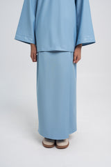 Patawali Girls Baju Kurung - Light Blue