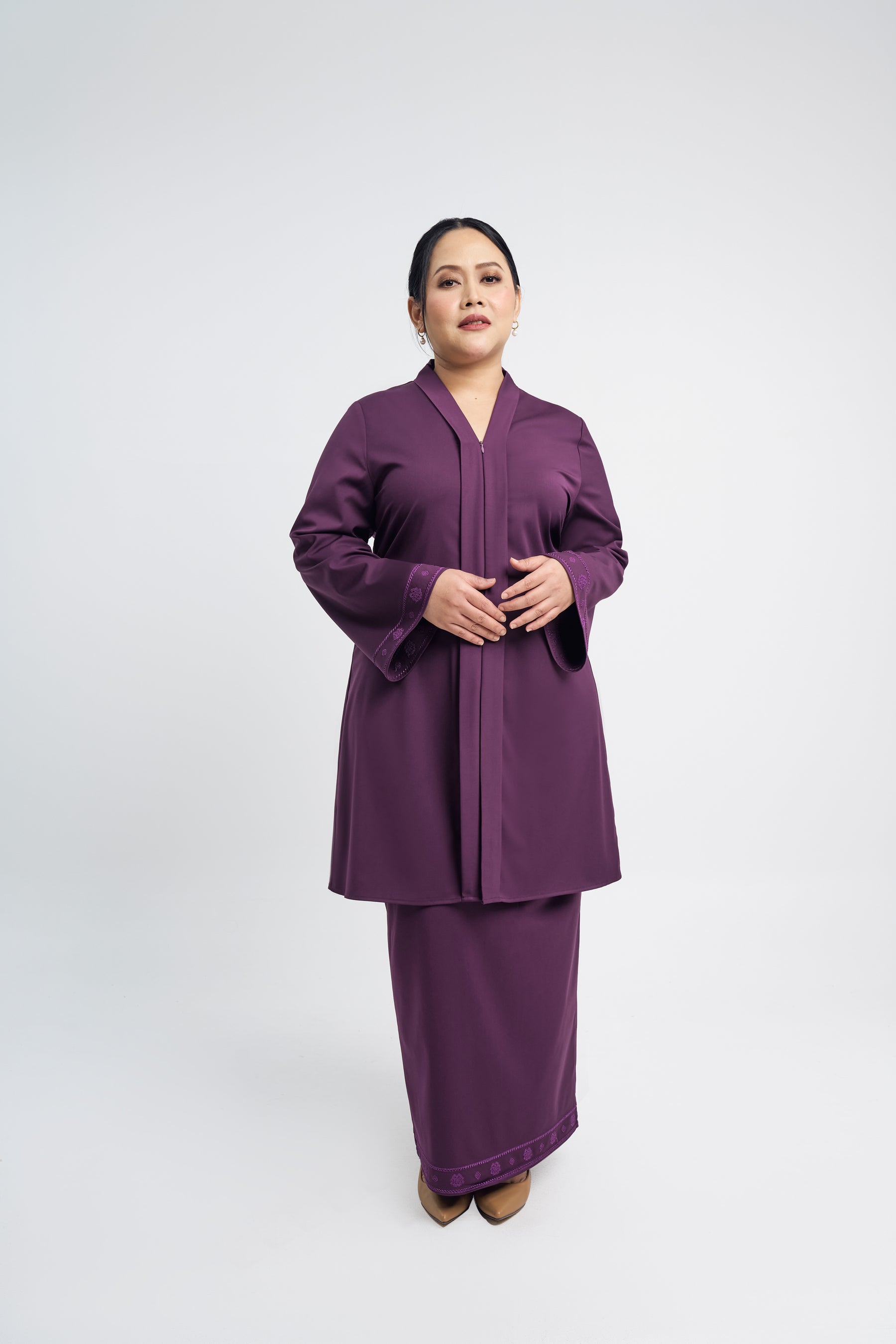 Patawali Baju Kebaya - Dark Purple