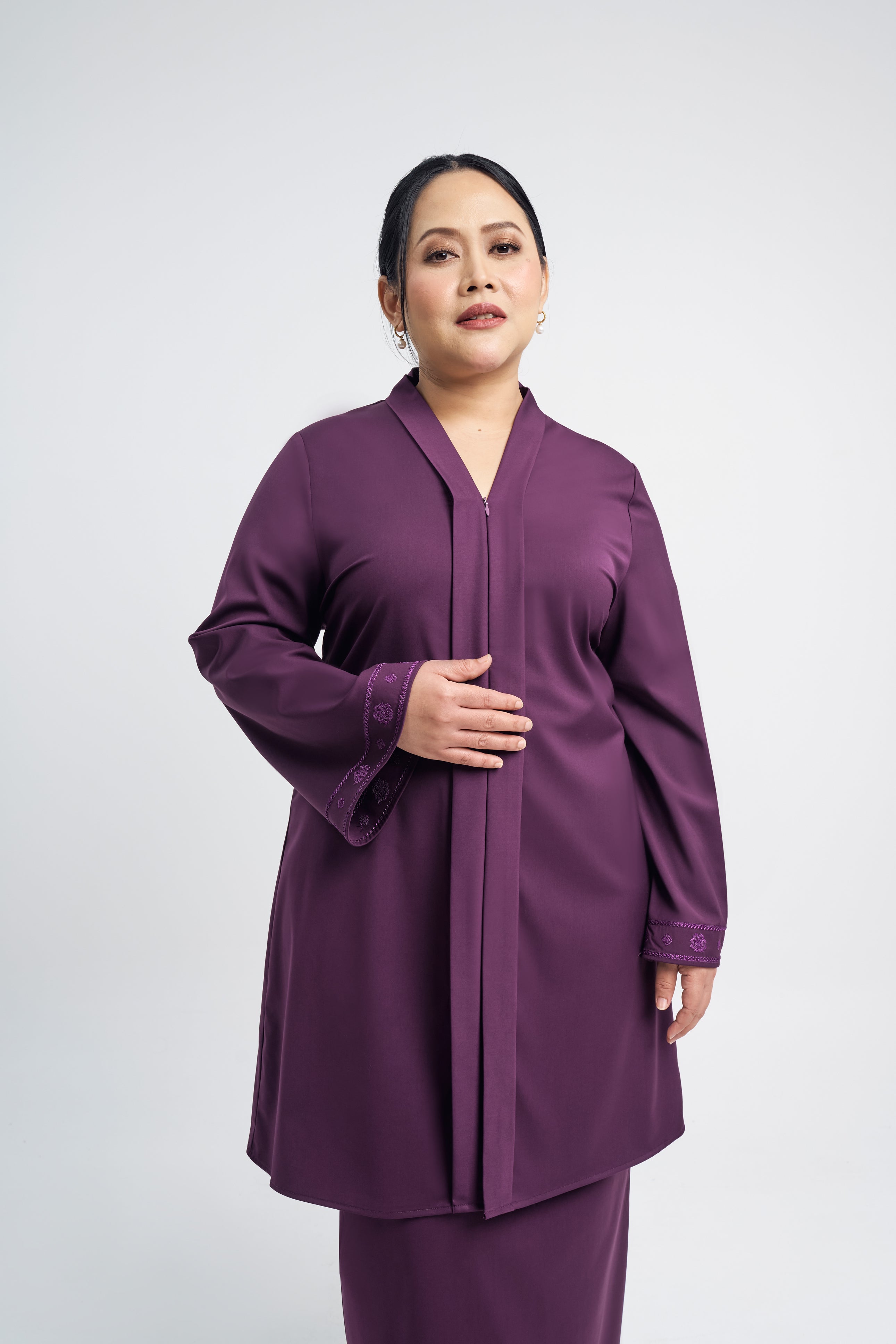 Patawali Baju Kebaya - Dark Purple