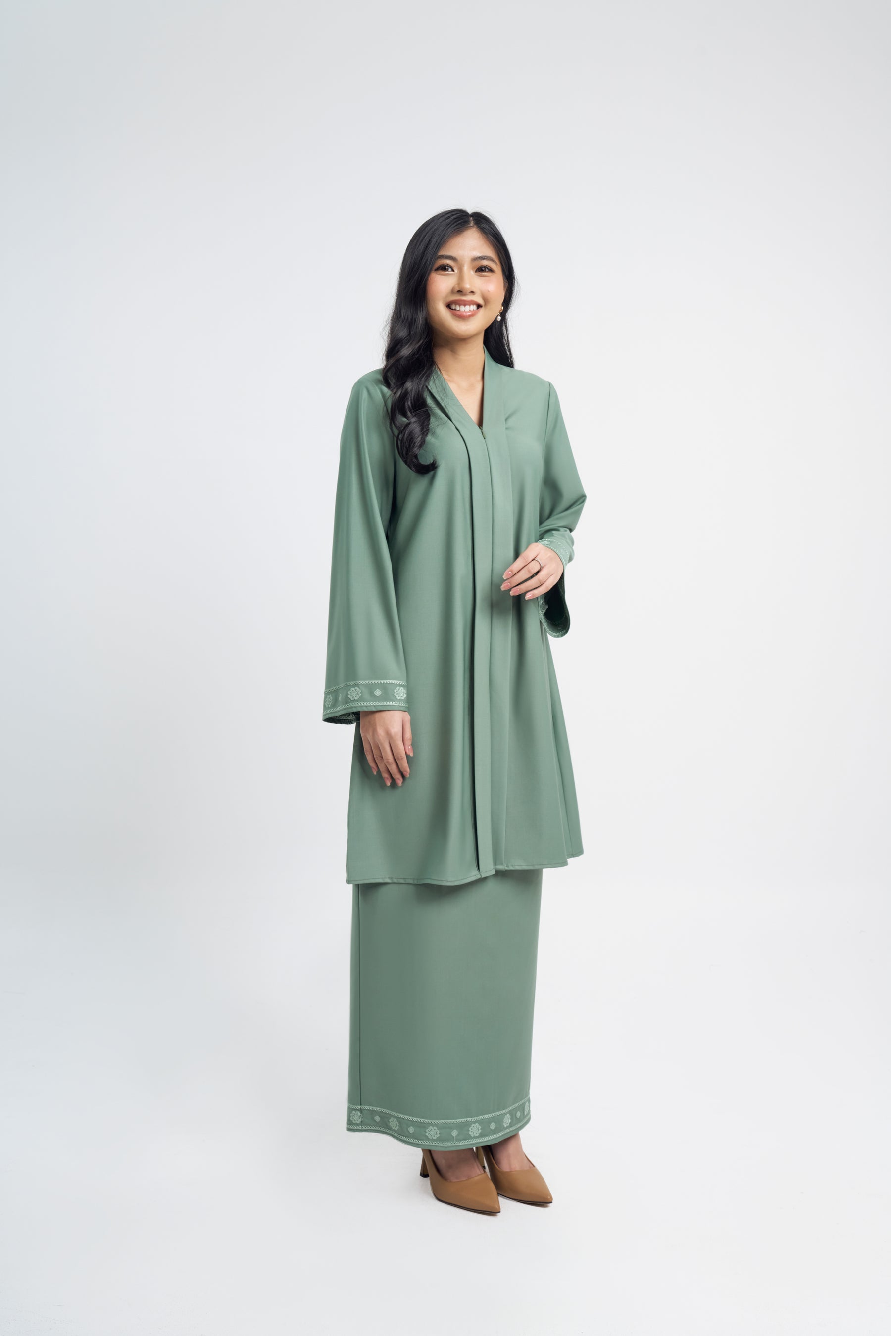 Patawali Baju Kebaya - Grass Green