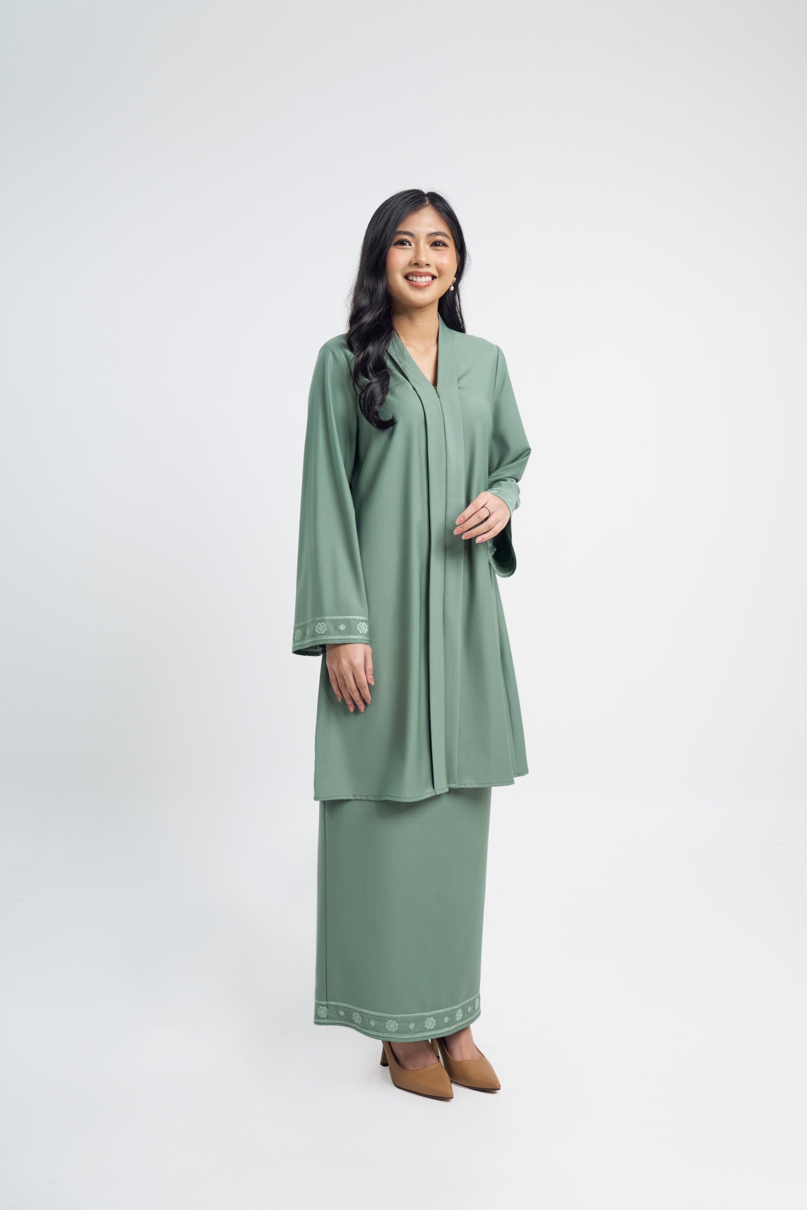 Patawali Baju Kebaya - Grass Green