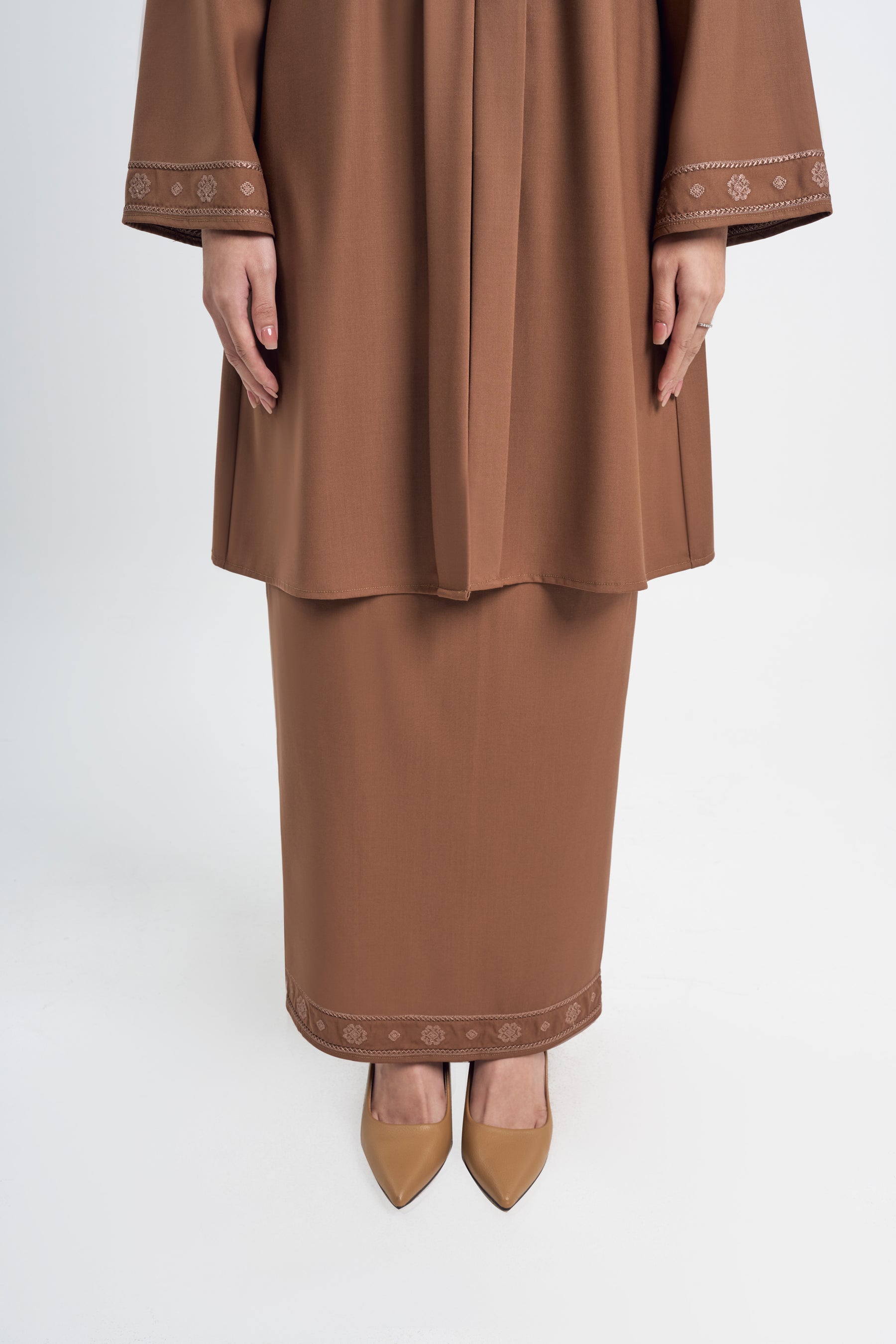 Patawali Baju Kebaya - Coffee Brown