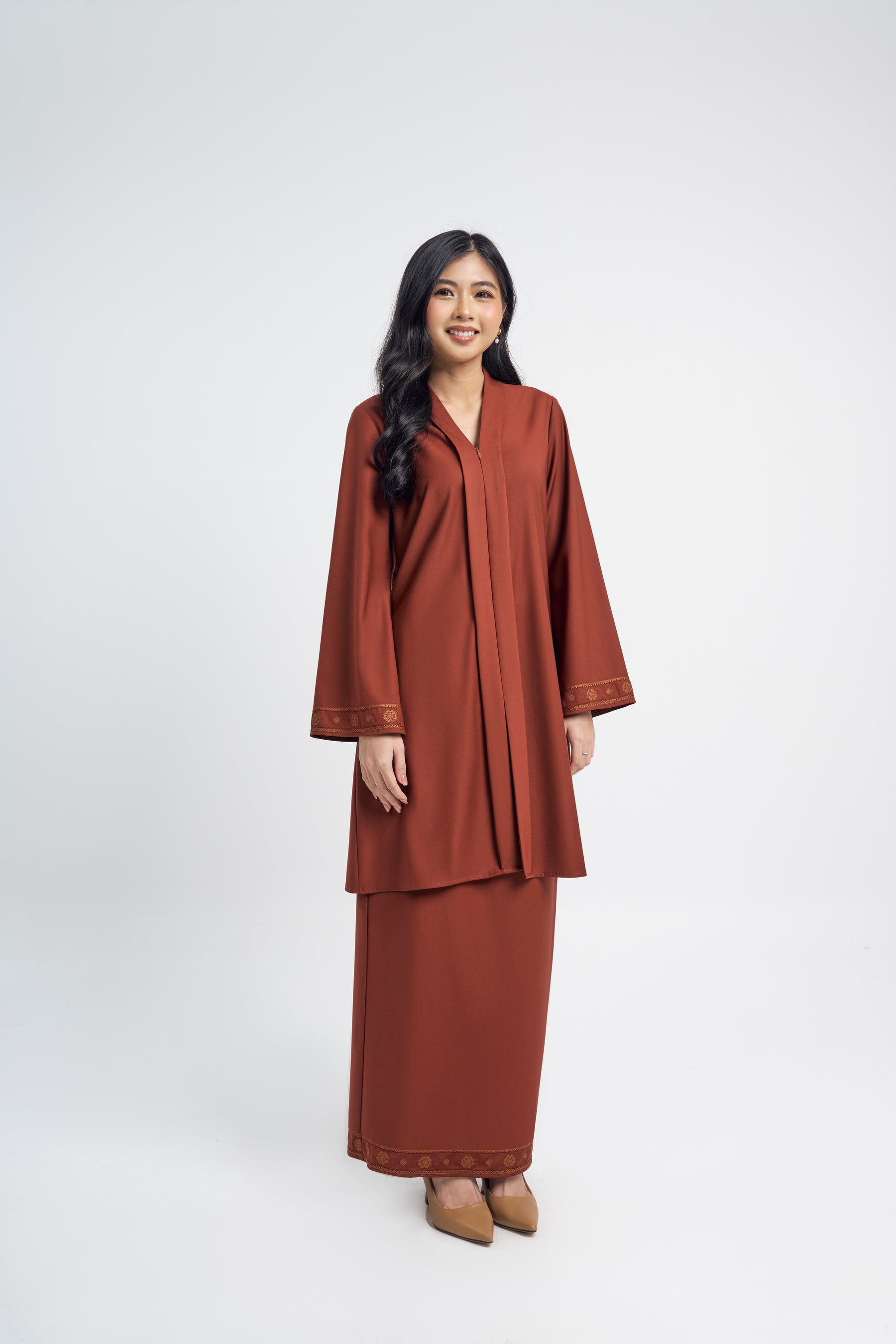 Patawali Baju Kebaya - Bean Brown