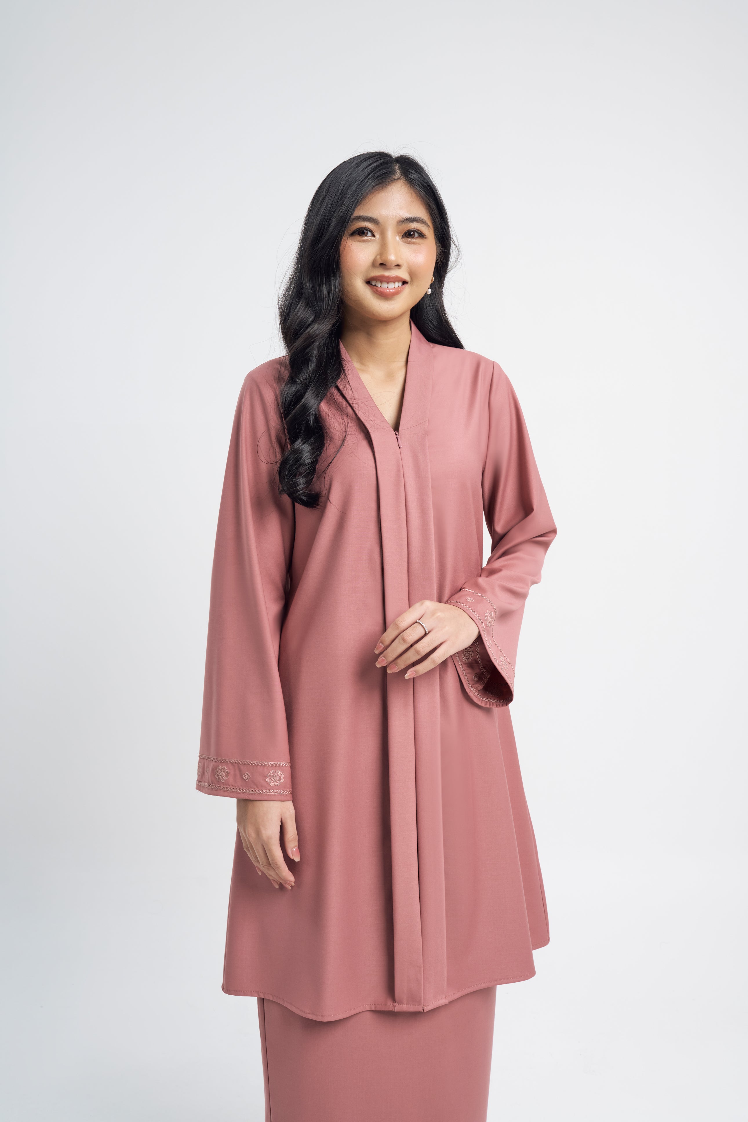 Patawali Baju Kebaya - Smokey Pink