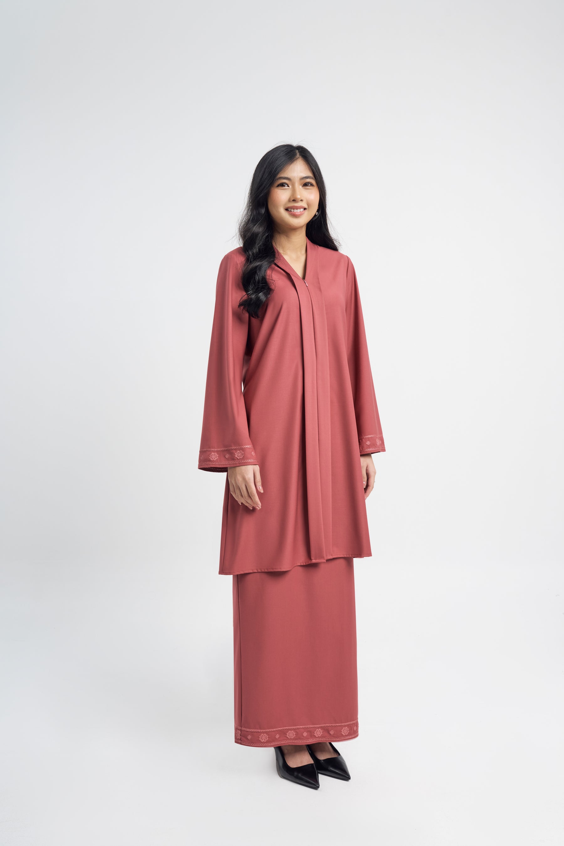 Patawali Baju Kebaya - Dark Rose