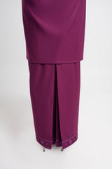 Patawali Baju Kebaya - Purple Manggis