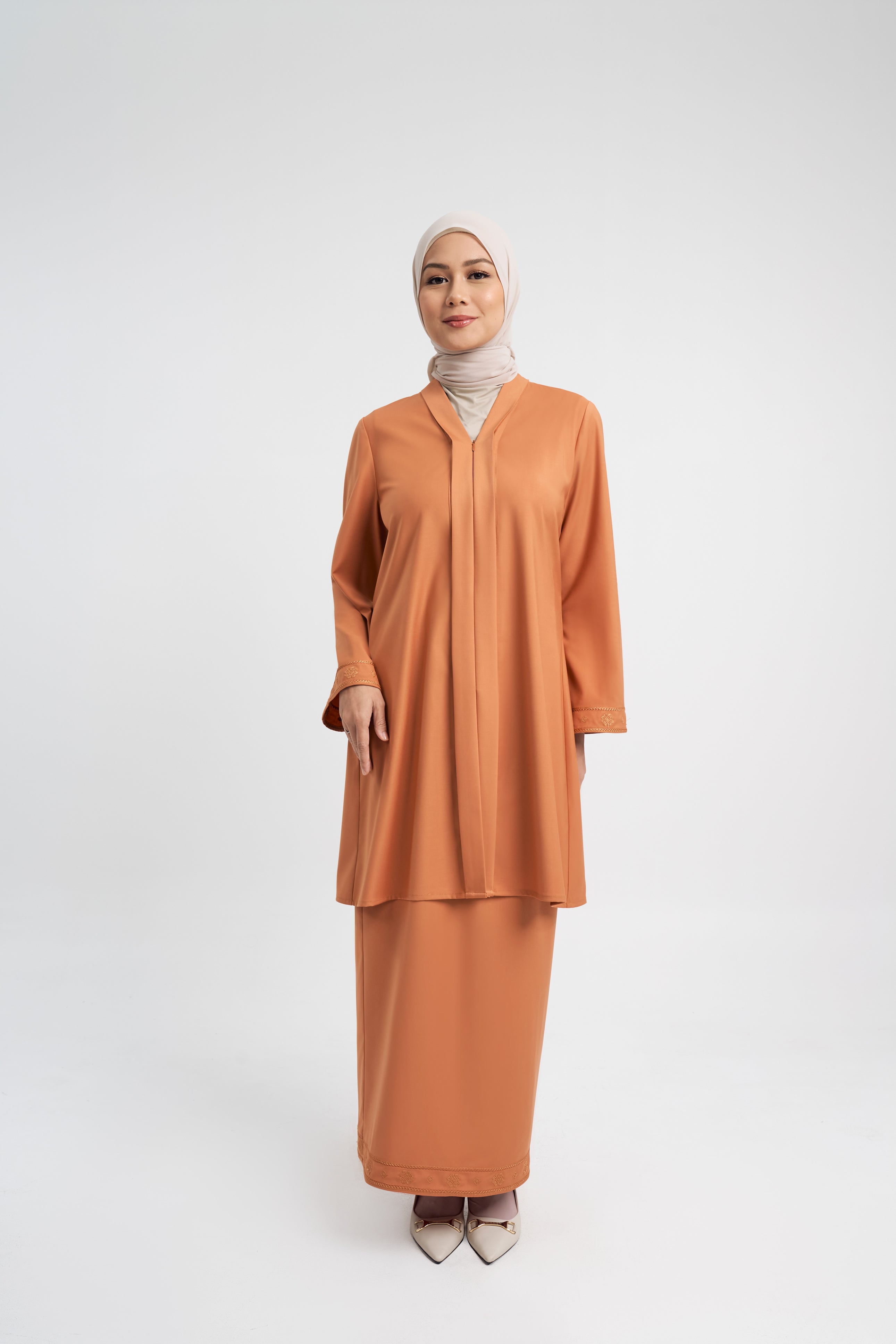 Patawali Baju Kebaya - Apricot