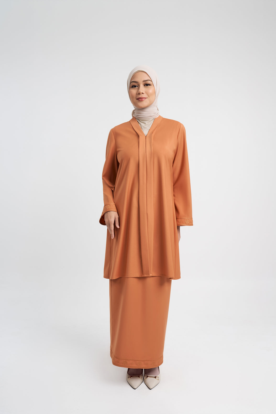 Patawali Baju Kebaya - Apricot