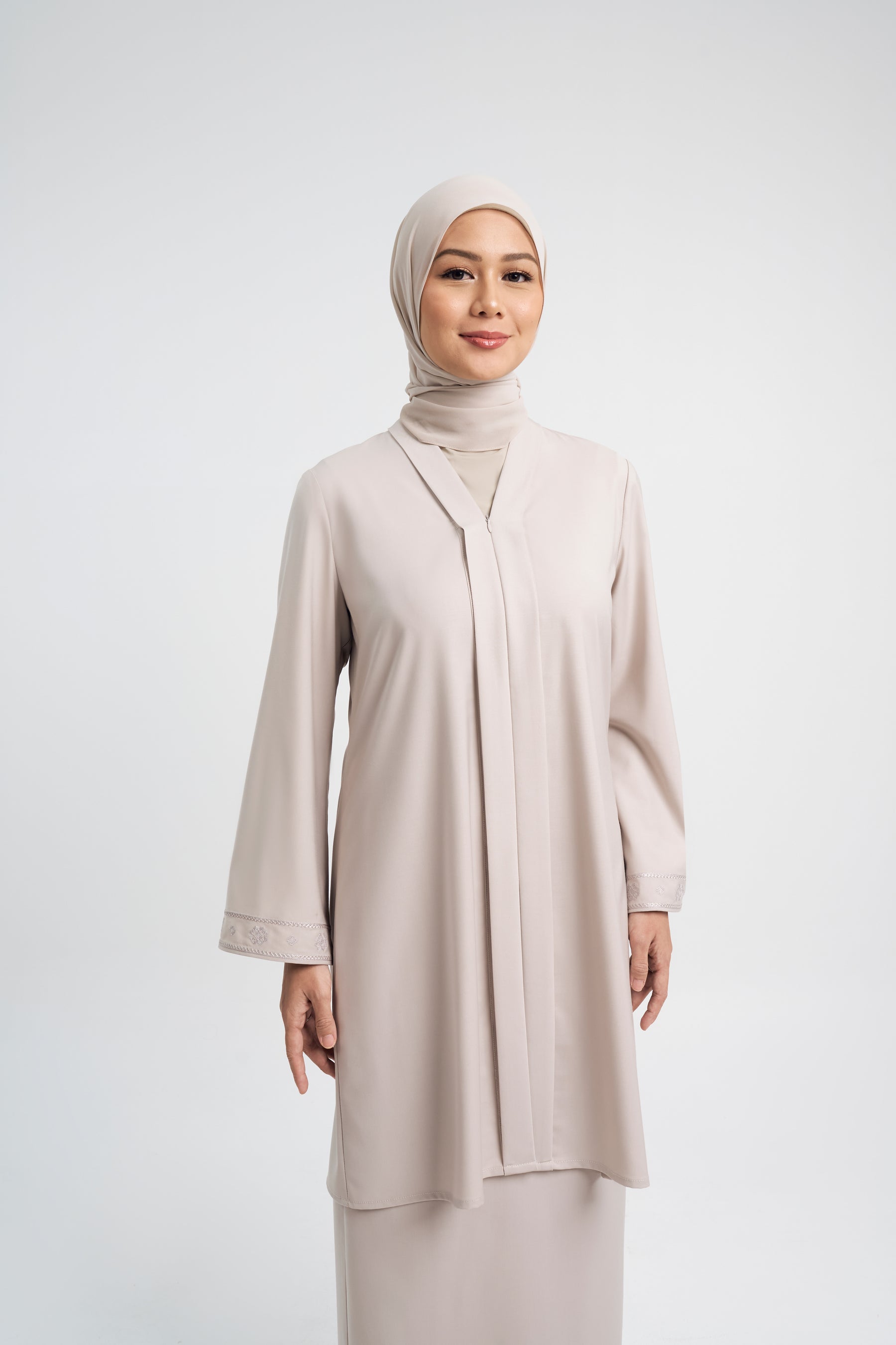 Patawali Baju Kebaya - Light Taupe
